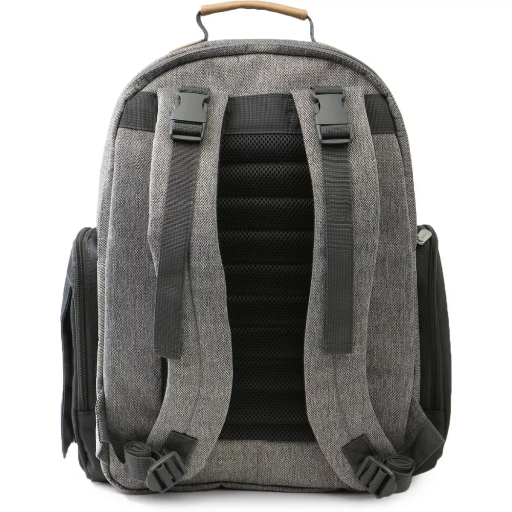 EUC Eddie Bauer Gray Bridgeport Places & Spaces Back Pack Diaper Bag!